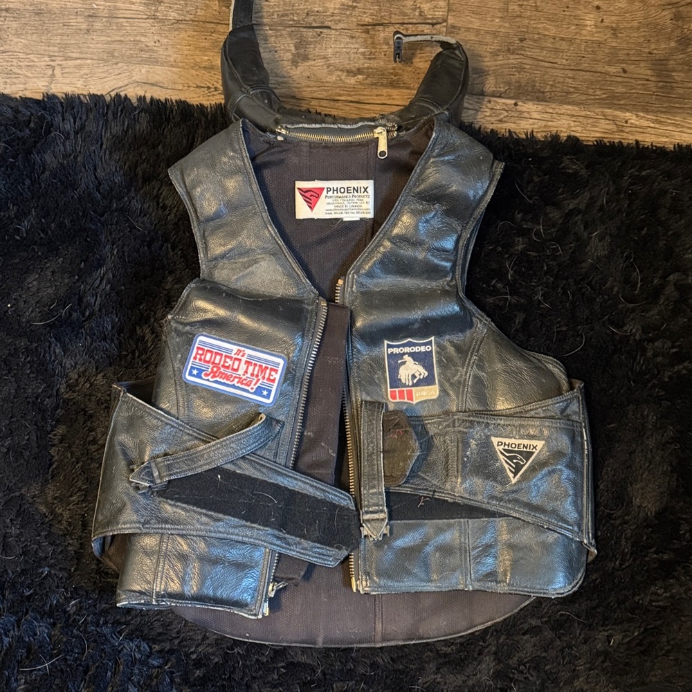 Phoenix  Black Rodeo Vest